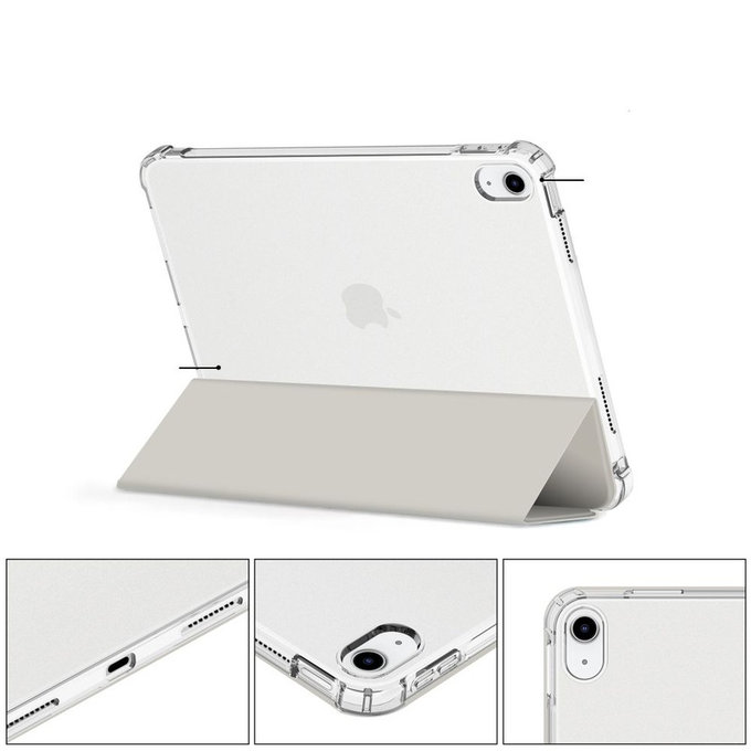 Hülle Sc Pen Hybrid für iPad 10.9" 10 / 2022 / 11" 11 / 2025, Crystal Silver, Tech-Protect