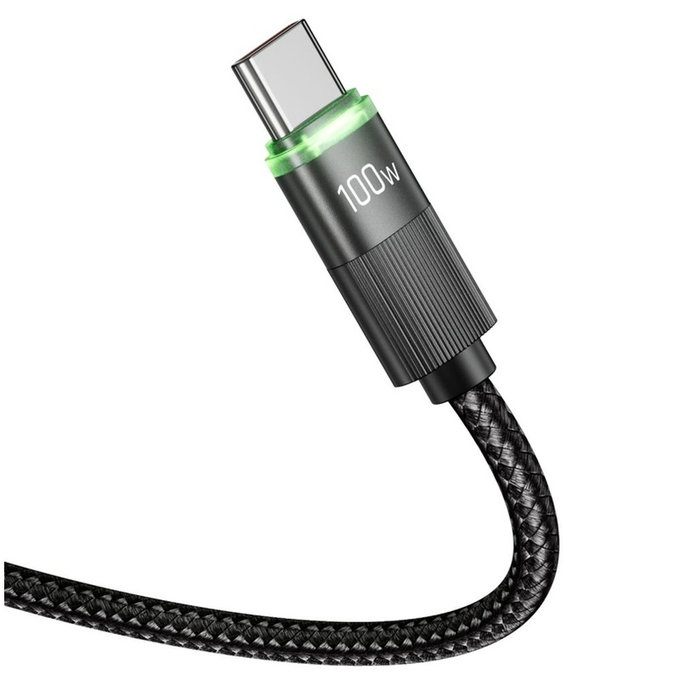 Kabel UB20T Ultraboost USB-C Cable PD 100W / 5A 180CM, schwarz, Tech-Protect