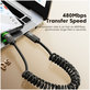 Kabel UB20T Ultraboost USB-C Cable PD 100W / 5A 180CM, schwarz, Tech-Protect