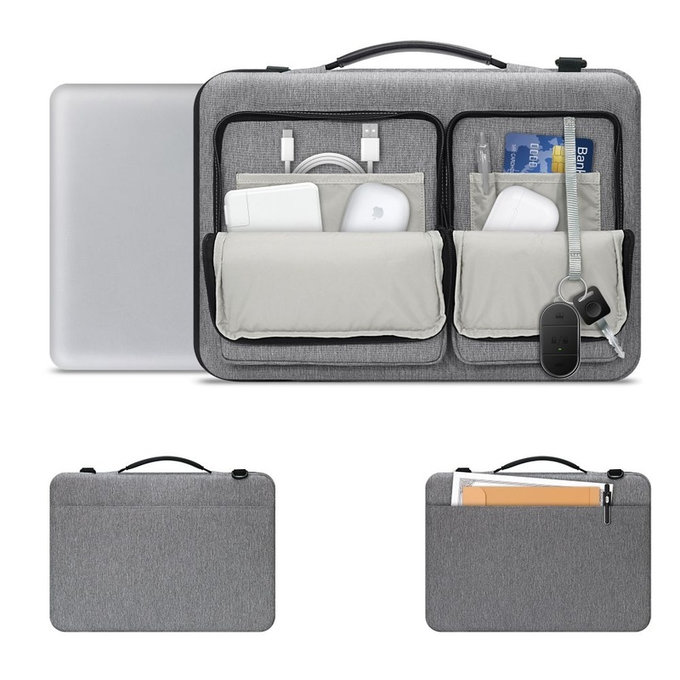 Laptop-Hülle Defender Bag 13-14, Crayon Grey, Tech-Protect