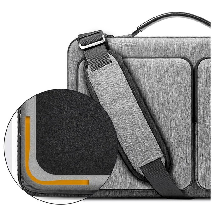Laptop-Hülle Defender Bag 13-14, Crayon Grey, Tech-Protect