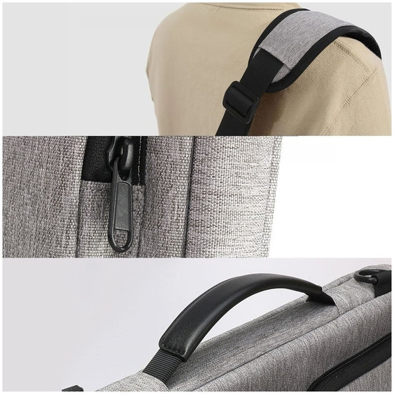 Laptop-Hülle Defender Bag 13-14, Crayon Grey, Tech-Protect