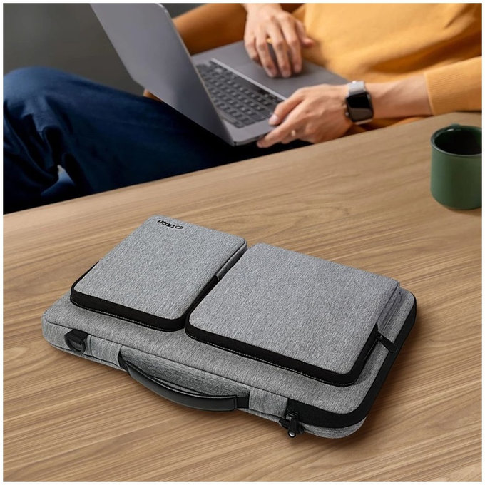 Laptop-Hülle Defender Bag 13-14, Crayon Grey, Tech-Protect