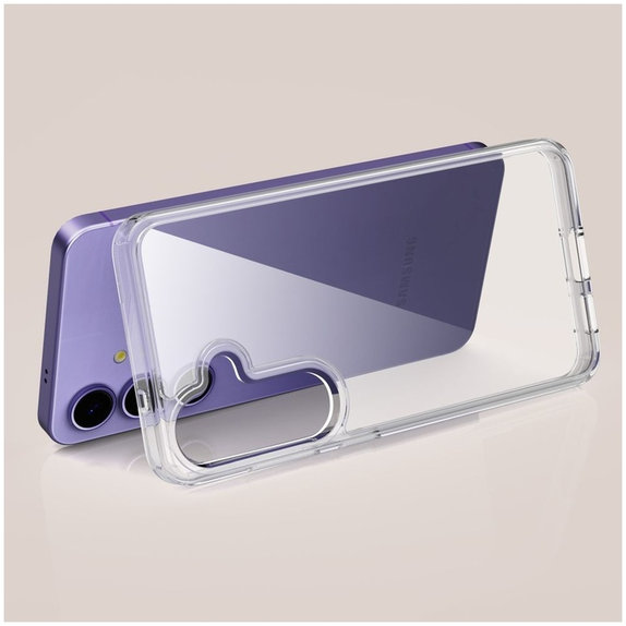 Case FlexAir Hybrid für Galaxy S25, Clear, Tech-Protect