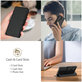 Hülle Wallet für Samsung S25, schwarz, Tech-Protect