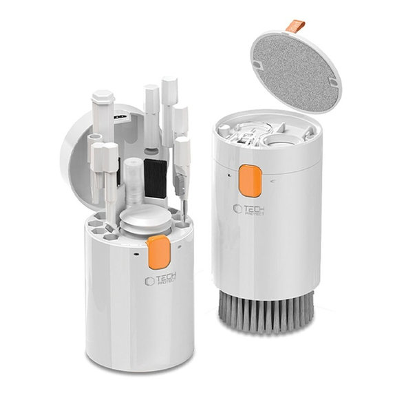 Reinigungsset CS01 20-in-1 für Elektronik, White, Tech-Protect