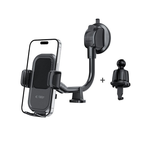 Autohalterung V8 Universal Long Arm Dashboard & Windshield, schwarz, Tech-Protect