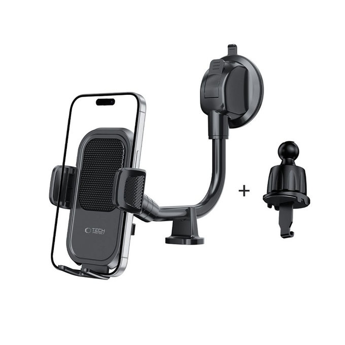 Autohalterung V8 Universal Long Arm Dashboard & Windshield, schwarz, Tech-Protect