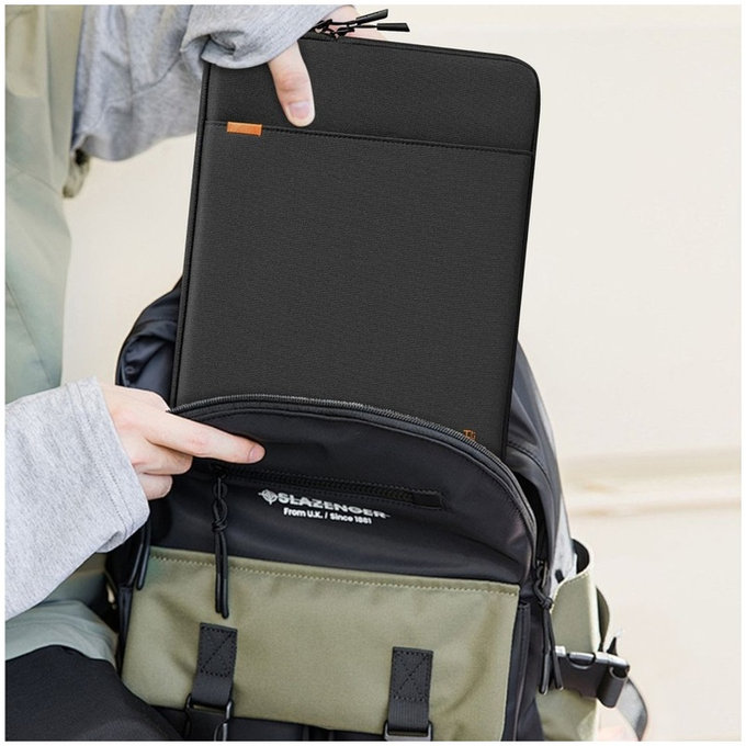 Laptop-Hülle Defender 13-14, schwarz, Tech-Protect