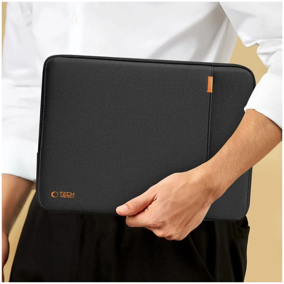 Laptop-Hülle Defender 13-14, schwarz, Tech-Protect