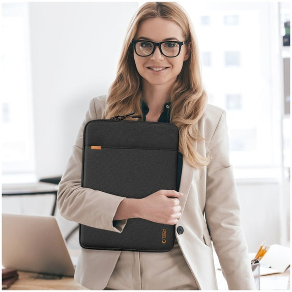 Laptop-Hülle Defender 13-14, schwarz, Tech-Protect