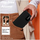 Hülle Smart Wallet für Samsung S25, Matte Black, Tech-Protect