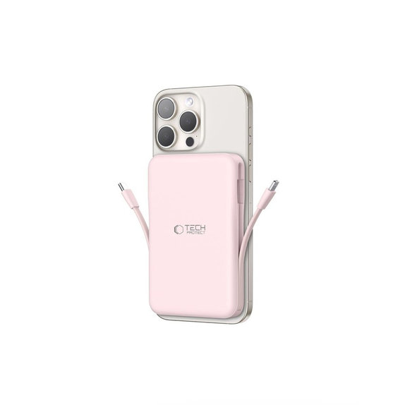 Powerbank PB31 Lifemag MagSafe 10000mAh, rosa, Tech-Protect
