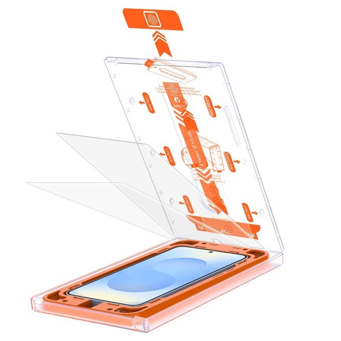 Panzerglas Quick Set+ 2-PACK für Samsung S24 / S25, transparent, Tech-Protect
