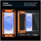 Panzerglas Quick Set+ 2-PACK für Samsung S24 / S25, transparent, Tech-Protect
