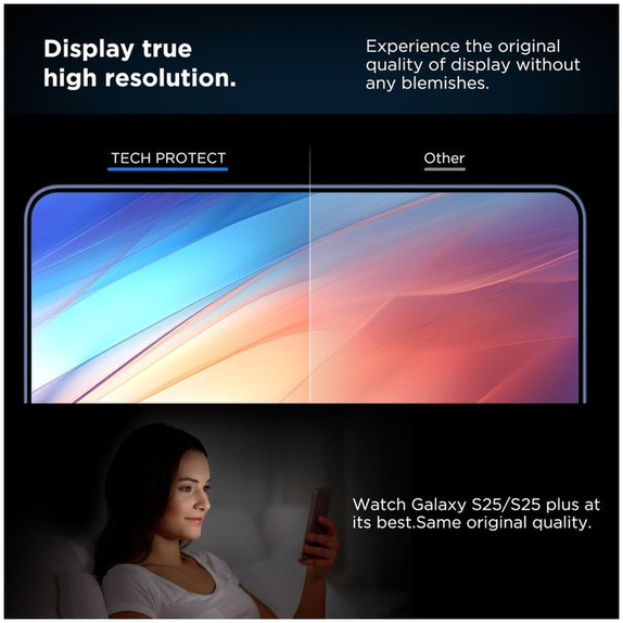 Panzerglas Quick Set+ 2-PACK für Samsung S24 / S25, transparent, Tech-Protect