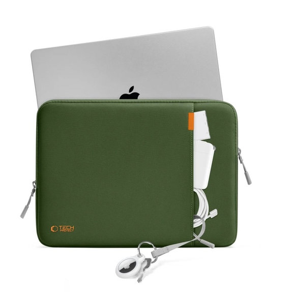 Laptop-Hülle Defender 15-16, Army Green, Tech-Protect