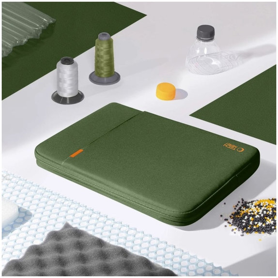 Laptop-Hülle Defender 15-16, Army Green, Tech-Protect