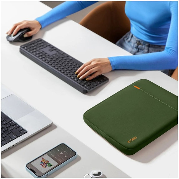 Laptop-Hülle Defender 15-16, Army Green, Tech-Protect