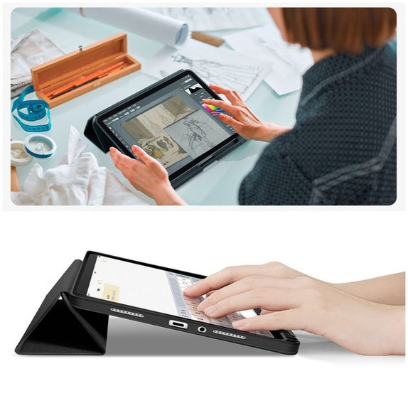 Hülle Sc Pen für Xiaomi Redmi Pad 2 11.0, schwarz, Tech-Protect