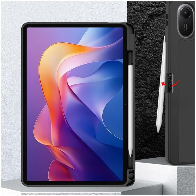 Hülle Sc Pen für Xiaomi Redmi Pad 2 11.0, schwarz, Tech-Protect