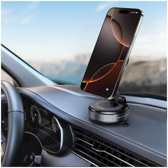 Autohalterung N60 Magnetic MagSafe Windshield & Dashboard, schwarz, Tech-Protect