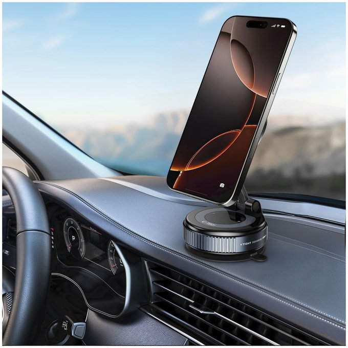Autohalterung N60 Magnetic MagSafe Windshield & Dashboard, schwarz, Tech-Protect