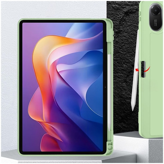 Hülle Sc Pen für Xiaomi Redmi Pad 2 11.0 Matcha Green, Tech-Protect