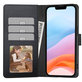 Hülle Wallet für Motorola Moto G56 5G, schwarz, Tech-Protect
