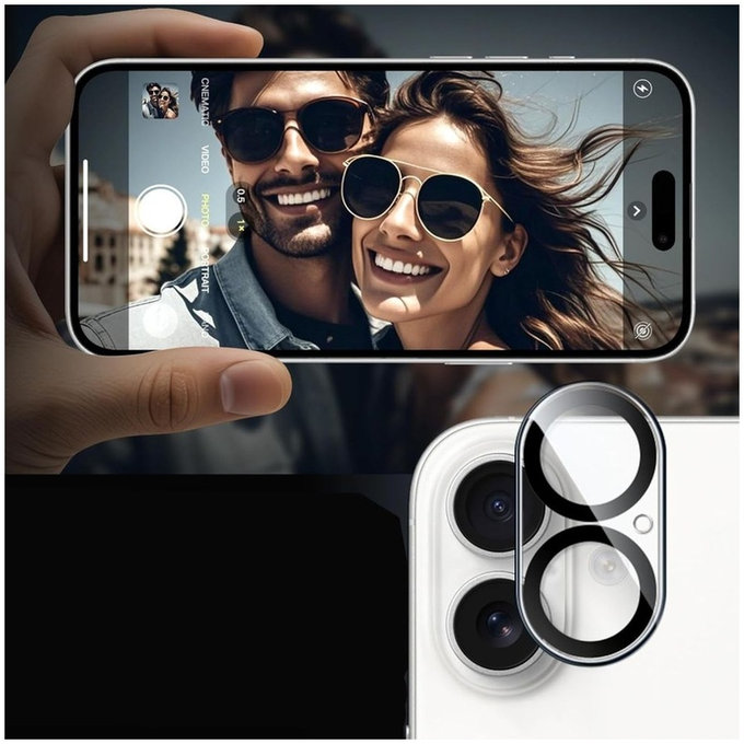 Kameraschutz Cam Fit+ für iPhone 17, transparent, Tech-Protect
