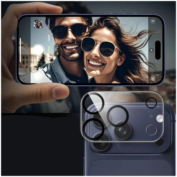 Kameraschutz Cam Fit+ für iPhone 17 Pro, transparent, Tech-Protect