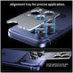 Kameraschutz Camring Fit+ für iPhone 14 Pro / Max / 15 Pro / Max / 16 Pro / Max / 17 Pro / Max, transparent, Tech-Protect