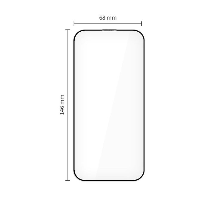 Panzerglas Quick Set+ 2-PACK für iPhone 17, schwarz, Tech-Protect