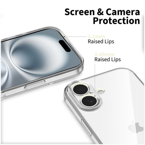 Schutzhülle FlexAir für iPhone 17, číre, Tech-Protect
