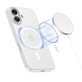 Hülle MagSlim MagSafe für iPhone 17, Matte/White, Tech-Protect