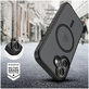 Hülle MagMat MagSafe für iPhone 17, Matte Black, Tech-Protect