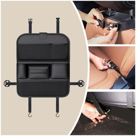 Rücksitz-Organizer UCA100, schwarz, Tech-Protect