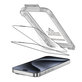 Panzerglas Quick Set+ 2-PACK für iPhone 15 Pro, schwarz, Tech-Protect
