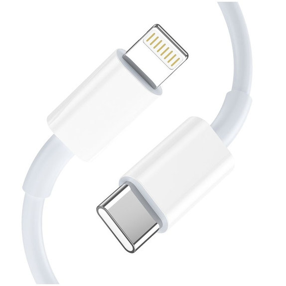 Netzladegerät NCA20 2-PORT PD 20W / QC3.0 + Lightning Cable, weiß, Tech-Protect
