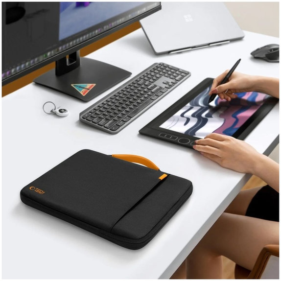 Laptop-Hülle Defender Rs 13-14, schwarz, Tech-Protect