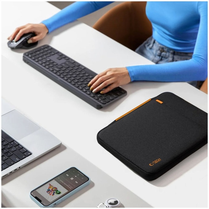 Laptop-Hülle Defender Rs 13-14, schwarz, Tech-Protect