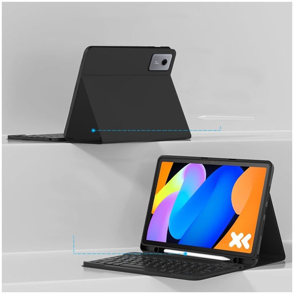 Hülle Sc Pen + Keyboard für Lenovo Idea Tab / K11 Gen 2 11.0 TB-336, schwarz, Tech-Protect