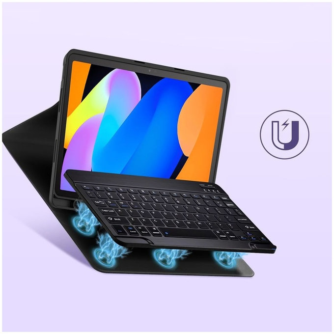 Hülle Sc Pen + Keyboard für Lenovo Idea Tab / K11 Gen 2 11.0 TB-336, schwarz, Tech-Protect