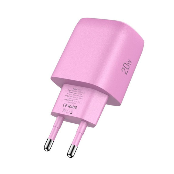 Netzladegerät NCA20 2-PORT PD 20W / QC3.0, Baby Pink, Tech-Protect