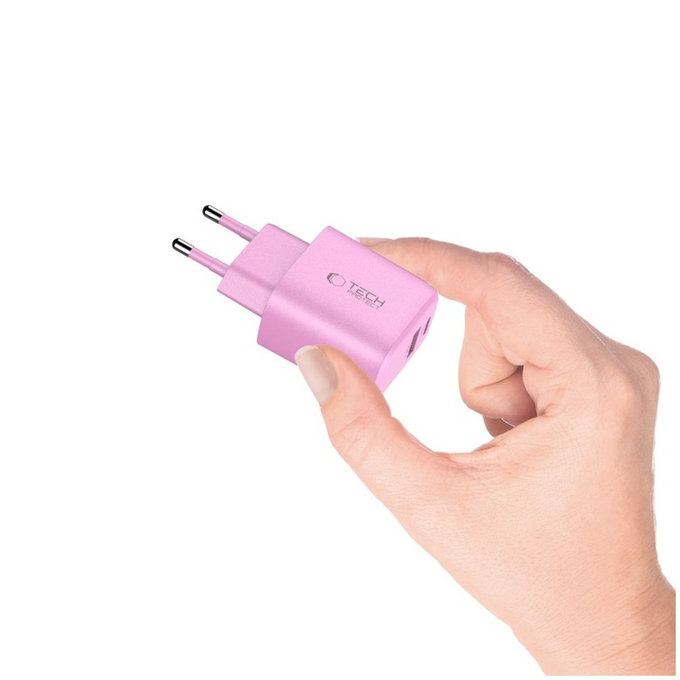 Netzladegerät NCA20 2-PORT PD 20W / QC3.0, Baby Pink, Tech-Protect