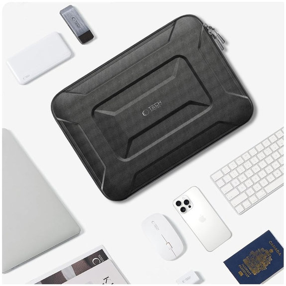 Laptop-Hülle Ranger-X Tactical 13-14, schwarz, Tech-Protect