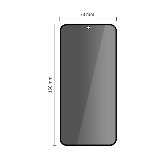 Privacy-Panzerglas Glass Spy+ 2-PACK für Samsung S25 FE, Tech-Protect