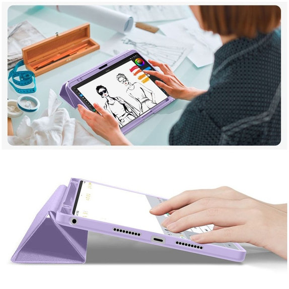 Hülle Sc Pen für Lenovo Idea Tab / K11 Gen 2 11.0 TB-336, violett, Tech-Protect