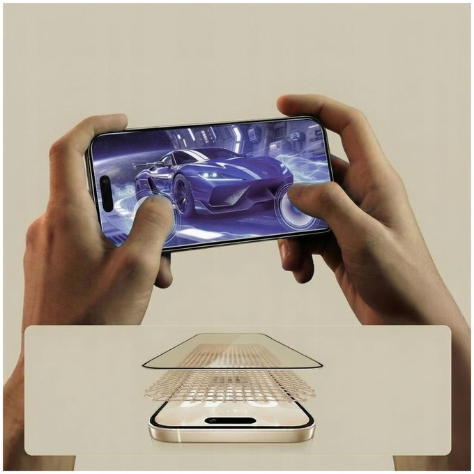 Panzerglas Glass Fit+ 2-PACK für Motorola Edge 50 Neo / 60 Neo, schwarz, Tech-Protect