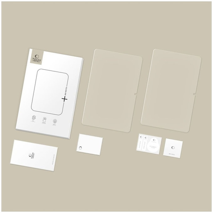 Panzerglas Glass Fit+ 2-PACK für Xiaomi Poco Pad M1 / Redmi Pad Pro / 2 Pro 12.1, transparent, Tech-Protect